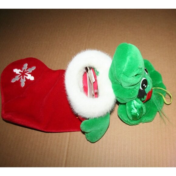 Baby Bop Plush Head Holiday Christmas 17" Stocking NWT - Picture 5 of 5